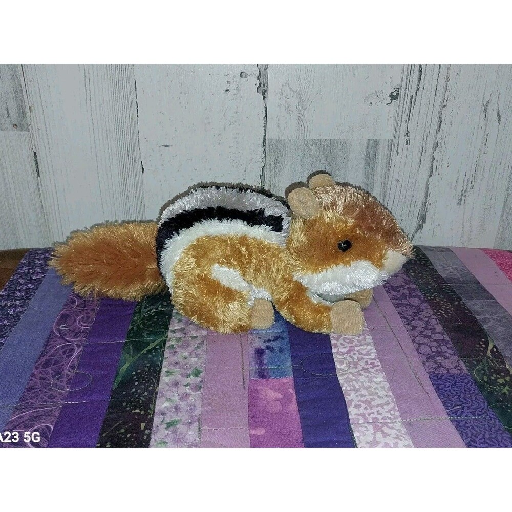 Aurora Chipmunk Plush 10" Stuffed Animal Toy Brown Mini Flopsy